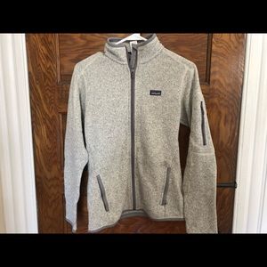 Patagonia zip jacket gray